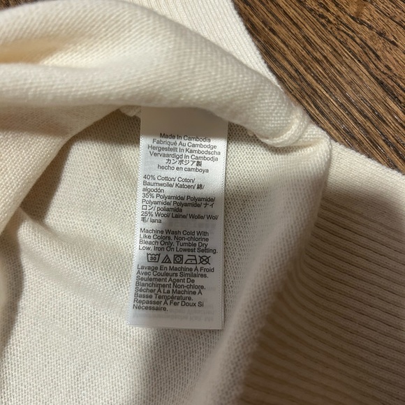 BNWT J. Crew Wool-blend boyfriend sweater - Picture 6 of 7